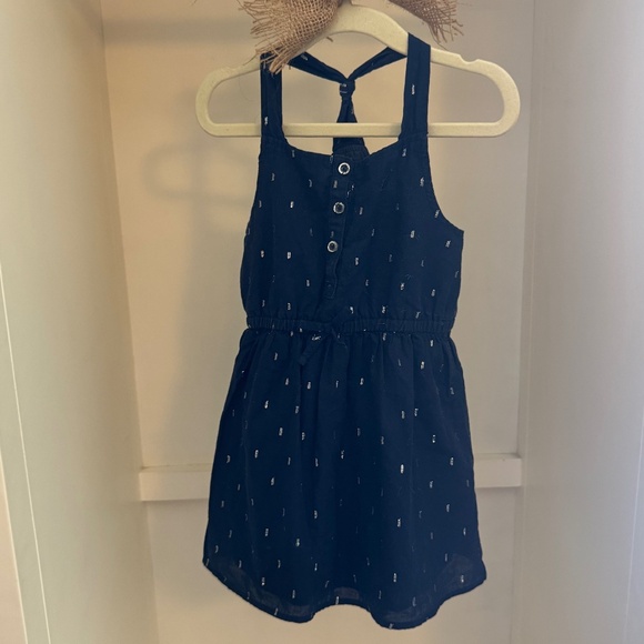 Nautica Navy Blue Sundress, girls size 3t - Picture 1 of 3